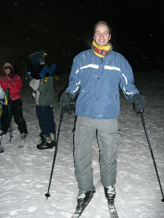 MJ auf Skiern